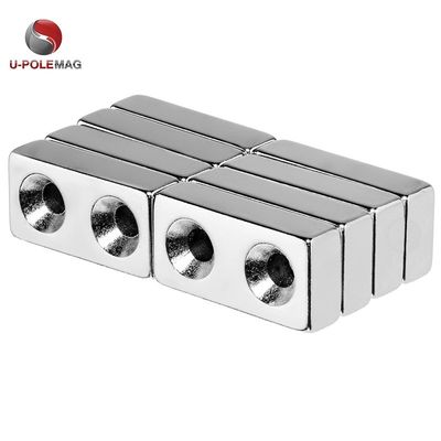 Ímã retangular de neodímio permanente de 25,4 x 12,7 x 6,35 mm com forte força magnética