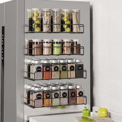 Super Espaço Económico Magnético Especiarias Rack para Refrigerador Material Metal Magnético Forte