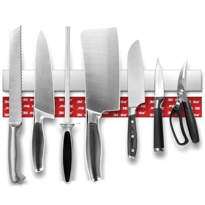 Armazene facilmente as suas facas de cozinha com a nossa barra magnética de 16 polegadas