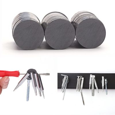 Imã ferrite de disco redondo cerâmico permanente com tamanho personalizado e material original