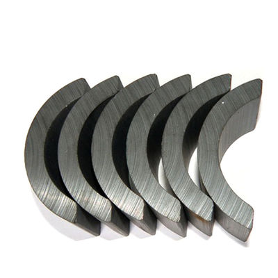 ± 0,01 mm Tolerância Magnético de Curva Cerâmica de Arco de Ferrita de Grau Completo para Motor