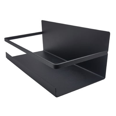 Organizador de rack de especiarias magnético de aço inoxidável montado na parede para microondas/fritas/refletores
