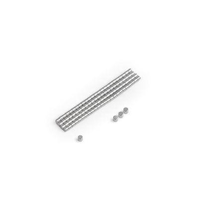 Disco magnético de neodímio N52 revestido com níquel 1 mm x 1 mm com revestimento epoxi e tolerância ± 1%