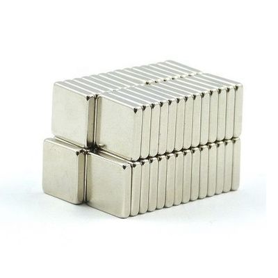 Bloco de ímã de neodímio permanente 10 mm para ímãs NdFeB de terras raras rectangulares fortes
