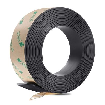 Faixa magnética de neodímio flexível 30x1,5 mm com adesivo permanente e serviço de corte