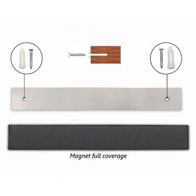 OEM ODM aceito ouro de aço inoxidável Magnetic Strip Rack Magnetic Knife Holder para parede