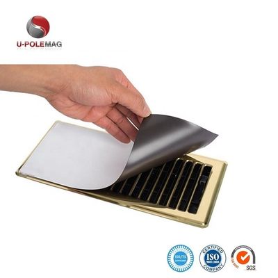 Cobertura de ventilação de folha magnética de vinil de borracha flexível personalizada com tolerância de ± 1%