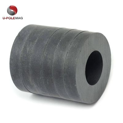 Amostra Y35 Ferrite profissional permanente de anel magnetizado diametralmente para alto-falante