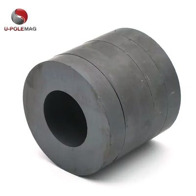 Amostra Y35 Ferrite profissional permanente de anel magnetizado diametralmente para alto-falante