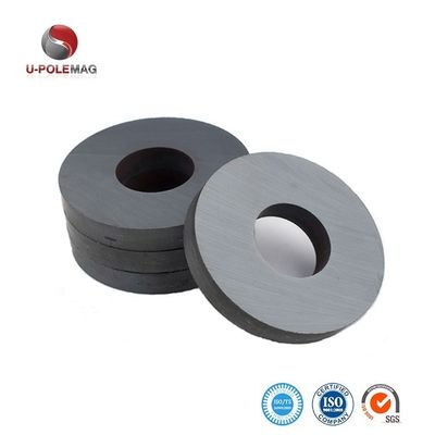 Amostra Y35 Ferrite profissional permanente de anel magnetizado diametralmente para alto-falante