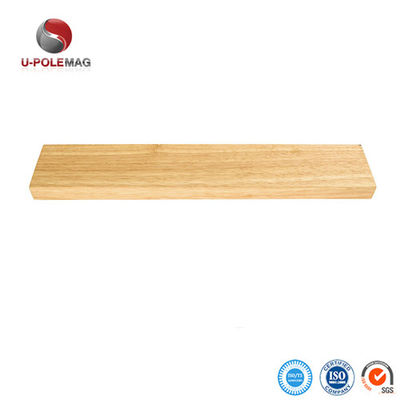 ISO9001 2000 Sistema 16 " Bloco de faca magnética de madeira sustentável para cozinha organizada