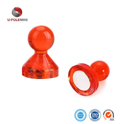 11mm Dia Pot Shape Magnetic Push Pins para mapas de escritório em design colorido
