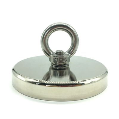 Dia 60mm 350lbs Force Neodímio Magnet Kit de pesca com D10mm x L10M tamanho de corda