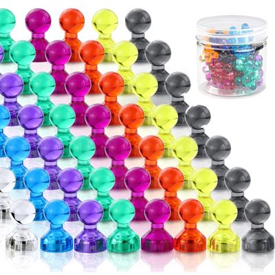 Magnetos de pinos de plástico super-fortes para frigoríficos pesados NdFeB de grau cilíndrico
