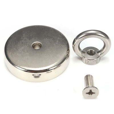 Detector de recuperação de ímãs de neodímio composto para caça ao tesouro Max 500lbs força de tração