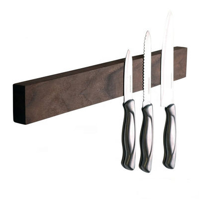 Material de ímã NdFeB 16 polegadas de noz de madeira ímã porta faca ímã bar cozinha