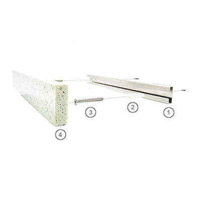 12 "Poderosa Neodímio Magnético Pedra para Negro/Branco Mármore Magnético Knife Holder Rack
