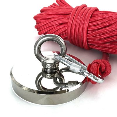 880 LBS Força de tração Neodímio Fishing Magnet Bundle M12 Parafuso Tamanho ± 0,1 mm Tolerância