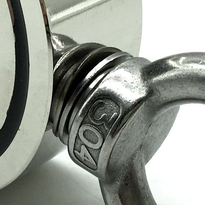 NiCuNi revestido D75mm 880lbs duplo lado de pesca Magnet Bundle para caça rio lago