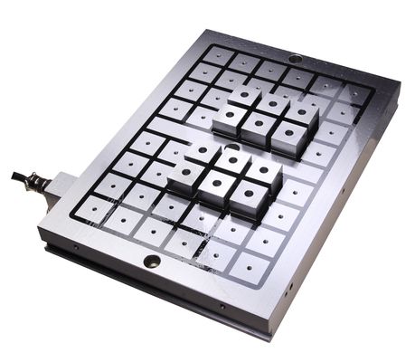 50x50mm centro de usinagem CNC de pólo eléctro-magnético permanente para corte suave