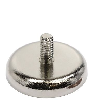 Magnéticos de neodímio compostos Magnéticos de copos de neodímio fortes com M4 de rosca masculina