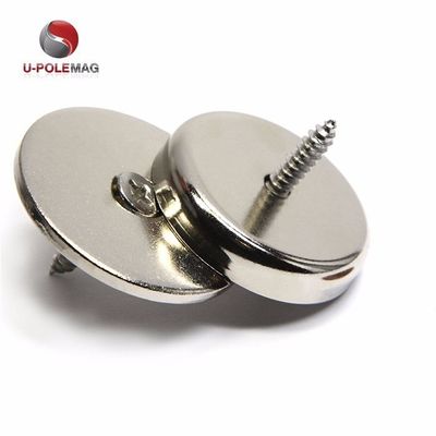 Magnéticos de neodímio compostos Magnéticos de copos de neodímio fortes com M4 de rosca masculina