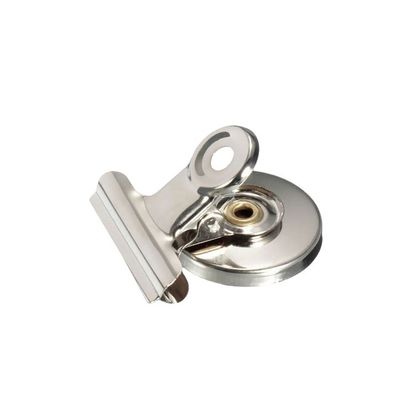 Neodímio ímã aço inoxidável Clips de papel magnético forte para parede e quadro