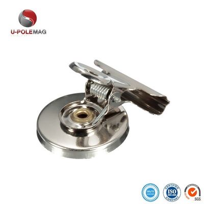 Neodímio ímã aço inoxidável Clips de papel magnético forte para parede e quadro