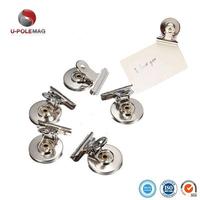 Neodímio ímã aço inoxidável Clips de papel magnético forte para parede e quadro