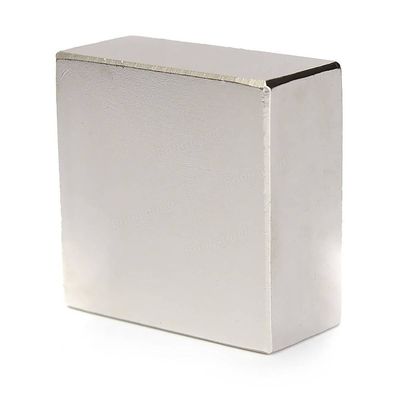 Magnético de terras raras sinterizado Amostra Magnético Quadrado Permanente de Potência 50*50*25