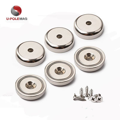 HTN04-60x15-8.5mm Ímã de Neodímio contra-absorção com revestimento de Ni-Cu-Ni
