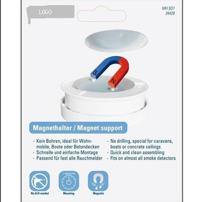 Imã de neodímio permanente para detector de fumaça adesivo 3M Imã de embalagem regular