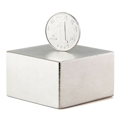 Imã industrial N45 Bloco Materiais de ímã de neodímio com resistência super forte