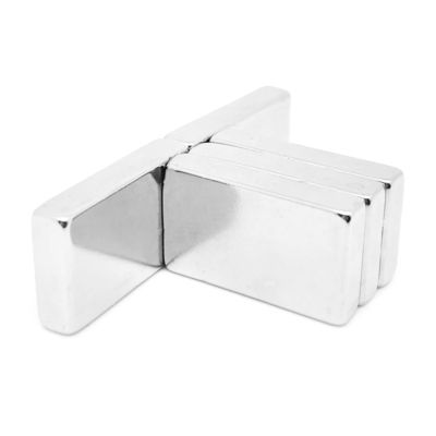 Utilização industrial N52 60x20x10mm Ímãs de Neódimo Quadrado Ímãs gigantes