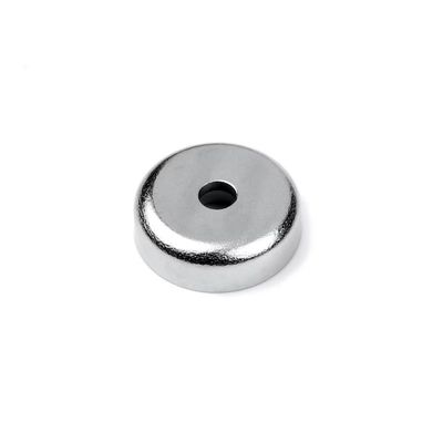 Magnético de potência NdFeB D16MM /- 0 Tolerância Revestimento Ni-Cu-Ni niquelado