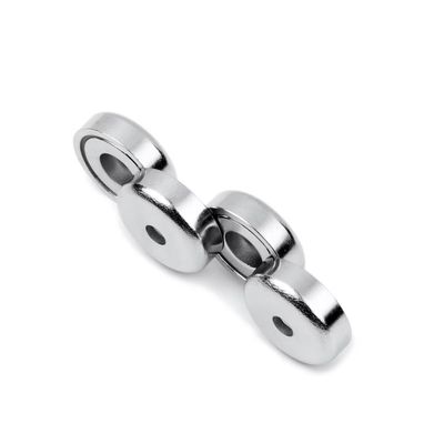 Magnético de potência NdFeB D16MM /- 0 Tolerância Revestimento Ni-Cu-Ni niquelado