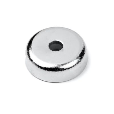 Serviço de processamento contra-absorção 9mm N52 Neodímio Flat Pot Magnet com e bom