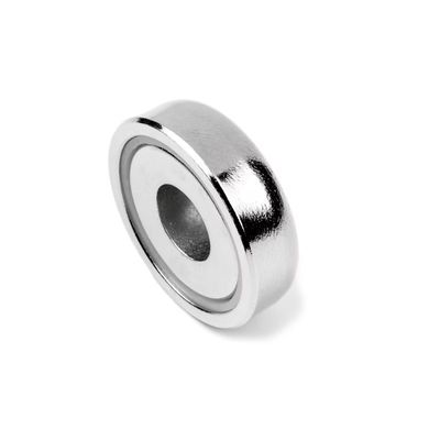 Serviço de processamento contra-absorção 9mm N52 Neodímio Flat Pot Magnet com e bom