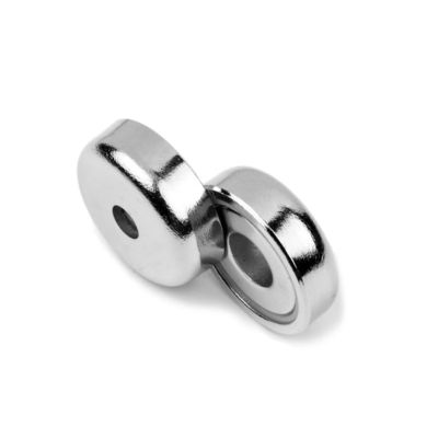 Serviço de processamento contra-absorção 9mm N52 Neodímio Flat Pot Magnet com e bom