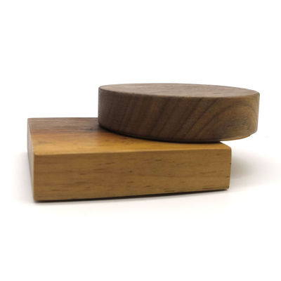 Barra de faca magnética desmontável personalizada para cozinha em noz/cerveja/bamboo/caçamba