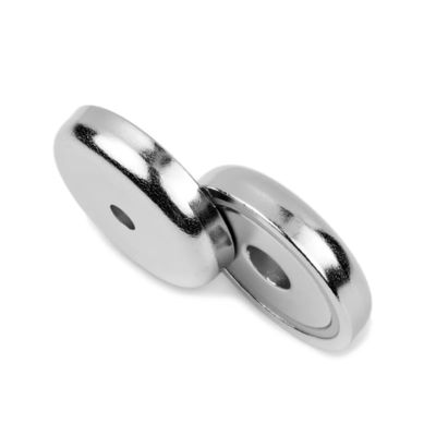 32mm Neodímio Pot Magnet com CounterSunk Hole 32kg Capacidade de puxação 1,26 polegadas Diâmetro