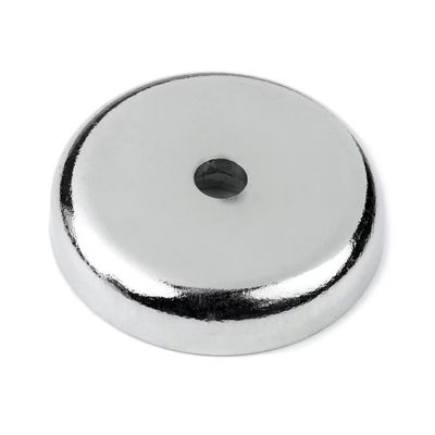 D42mm Pot Magnet com Round Cup Neodímio Base Magnética e Força de Deslocamento Forte