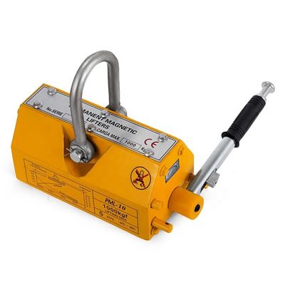 1000 kg Elevador magnético manual portátil ideal para tarefas de elevação de cargas pesadas