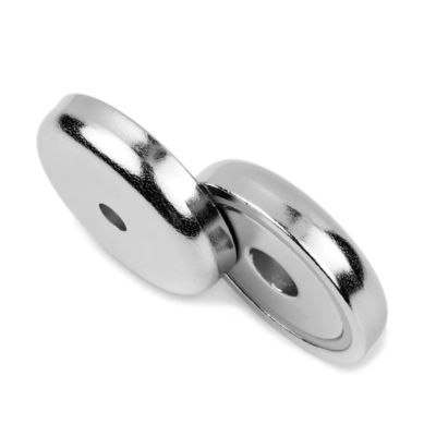 D42mm Pot Magnet com Round Cup Neodímio Base Magnética e Força de Deslocamento Forte