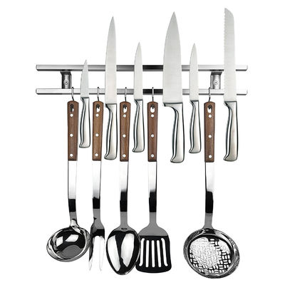 304 de aço inoxidável porta de faca magnética para parede O acessório de cozinha perfeito