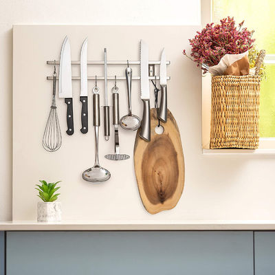 304 de aço inoxidável porta de faca magnética para parede O acessório de cozinha perfeito