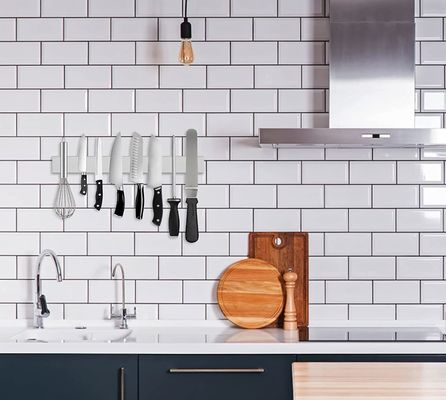Conveniente 16 polegadas de aço inoxidável de facas magnéticas Bar Rack para utensílios de cozinha