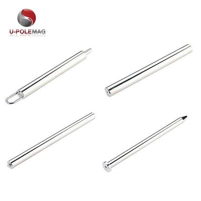 Dimensões personalizadas Ndfeb Grau 16000 Gauss Neodímio Magnet Bar para Magnetic Stirring Rod