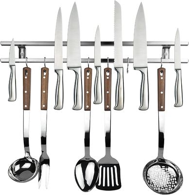 Tubo de faca magnética de aço inoxidável mais vendido para utensílios de cozinha e armazenamento de facas