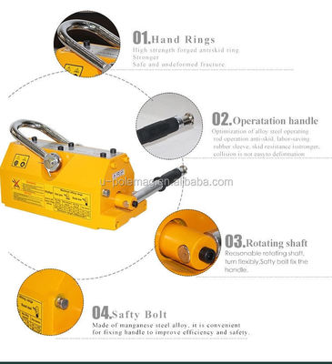 Conveniente operação de um homem Super magnético manhole cover Lifter 92X67mm cor personalizada
